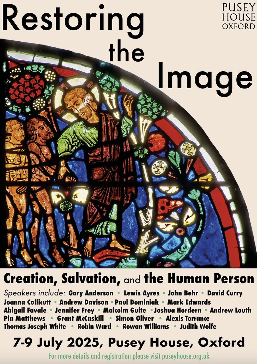 PuseyCentre's tweet image. It is now possible to register interest in attending the 2025 @PuseyHouse Theological Conference, ‘Restoring the Image’, on Christian theological anthropology.
More info here: puseyhouse.org.uk/2025conference
Express interest here: tickets.myiknowchurch.co.uk/gb/ODA2Ni0x/t
