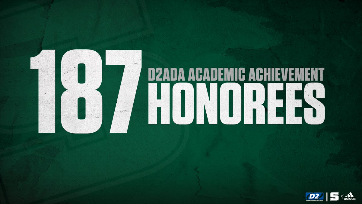 NEWS: Slippery Rock had 187 student-athletes named as 2023-24 Division II Athletic Directors Association (D2ADA) Academic Achievement Award honorees.

Details🔗: tinyurl.com/23ac4zsp