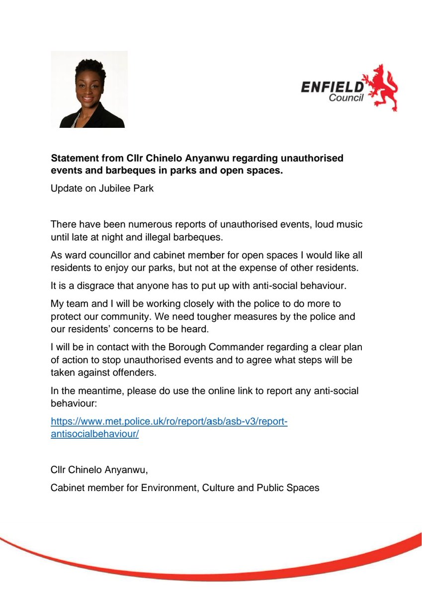 It is a disgrace that anyone has to put up with anti-social behaviour. We are working with the police to take action against the offenders.

If you witness antisocial behaviour, please report it via this link  met.police.uk/ro/report/asb/…