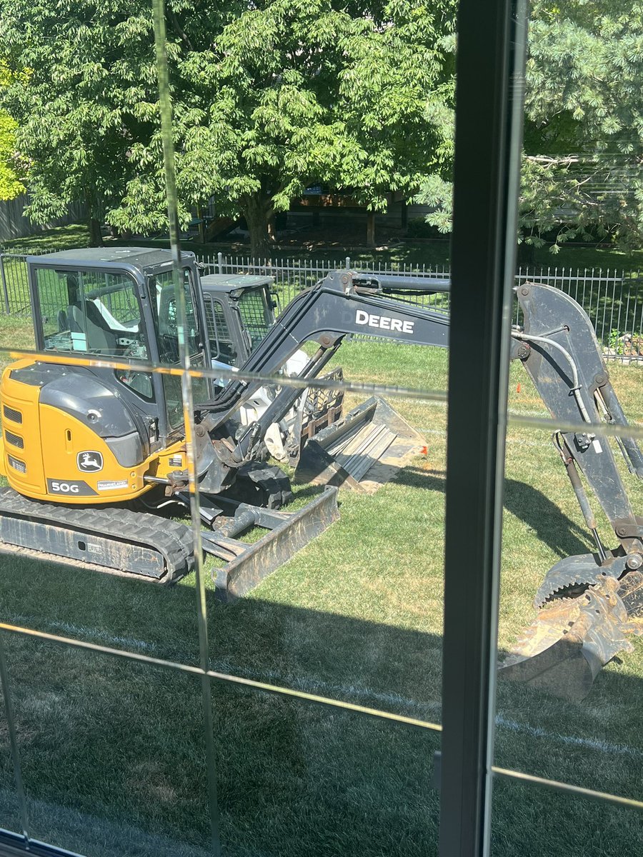 vanillamaize's tweet image. Digging of the new pool is about to begin. Long story on why we are doing it this late in the season #pool #water #stilltimeleft