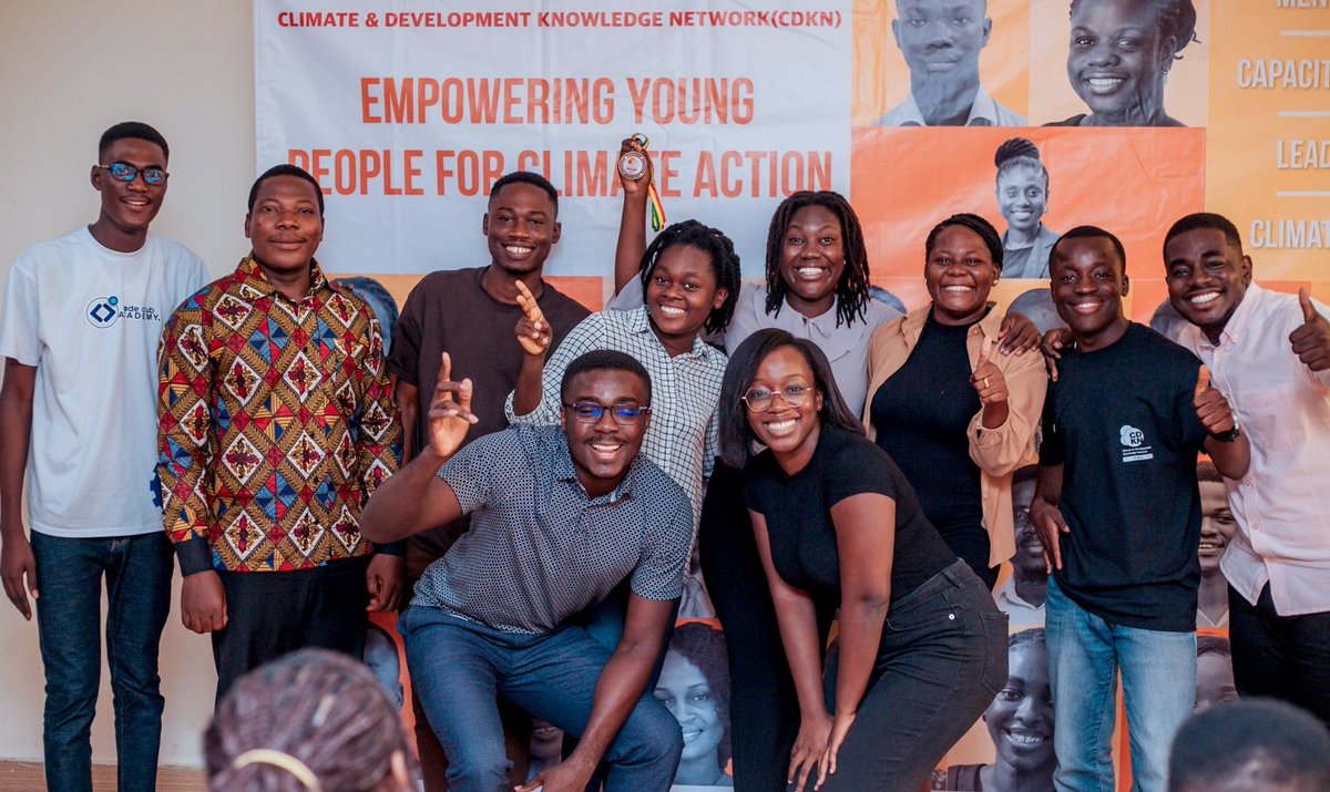 cdknghana's tweet image. Happy International Youth Day.
Today, we celebrate young people as a powerful force in the fight against climate change. 

Read more here: instagram.com/p/C-kuRACqM01/…

#cdknghana #cdkn #knowledgebrokering #youthforclimate #climateactionnow #internationalyouthday  #ghana #cap2024