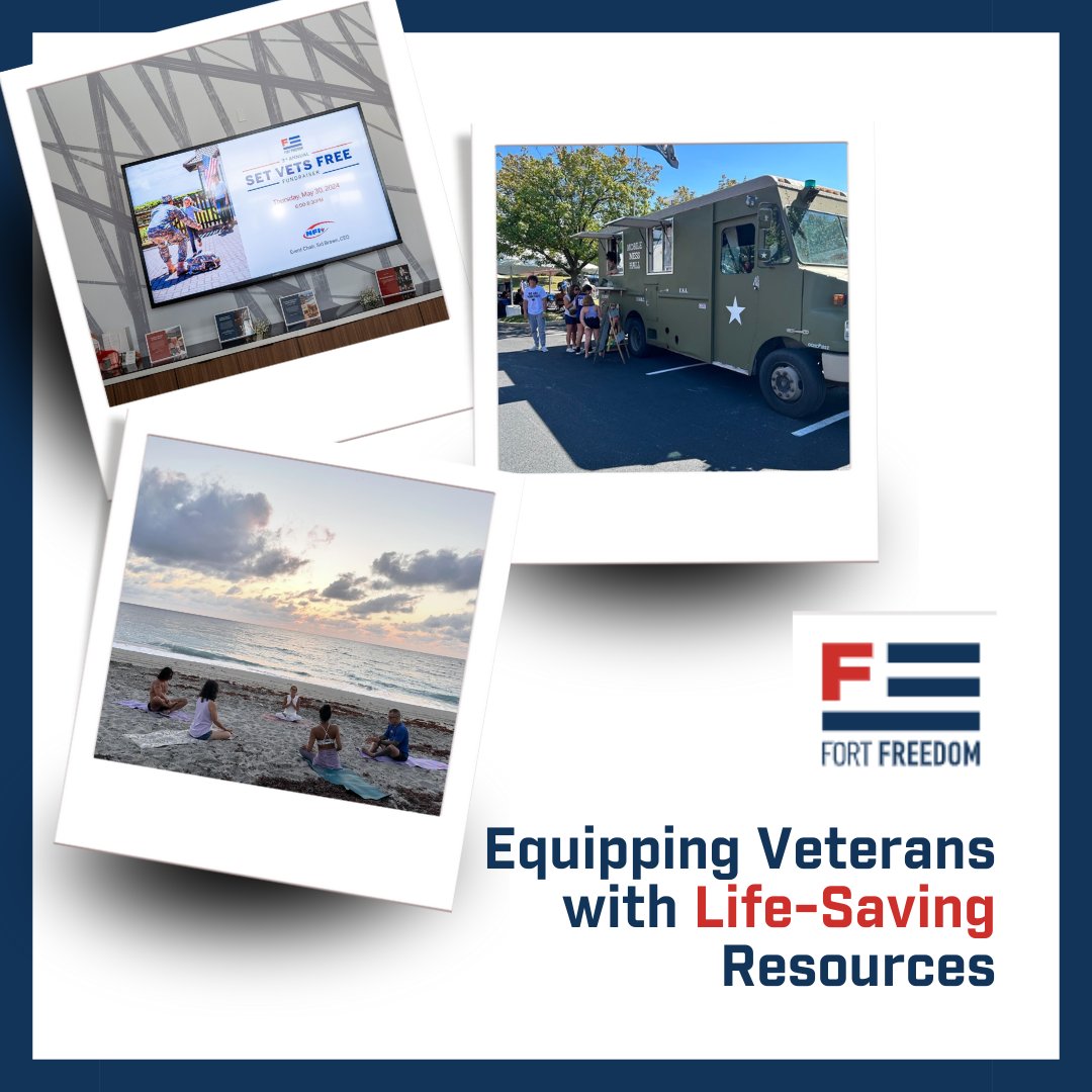 At Fort Freedom, we LOVE what we do.

We cherish our programming moments with participants. From yoga to connecting through stories, our programs help veterans reconnect physically and mentally with the world around them. 

myfortfreedom.org/our-mission