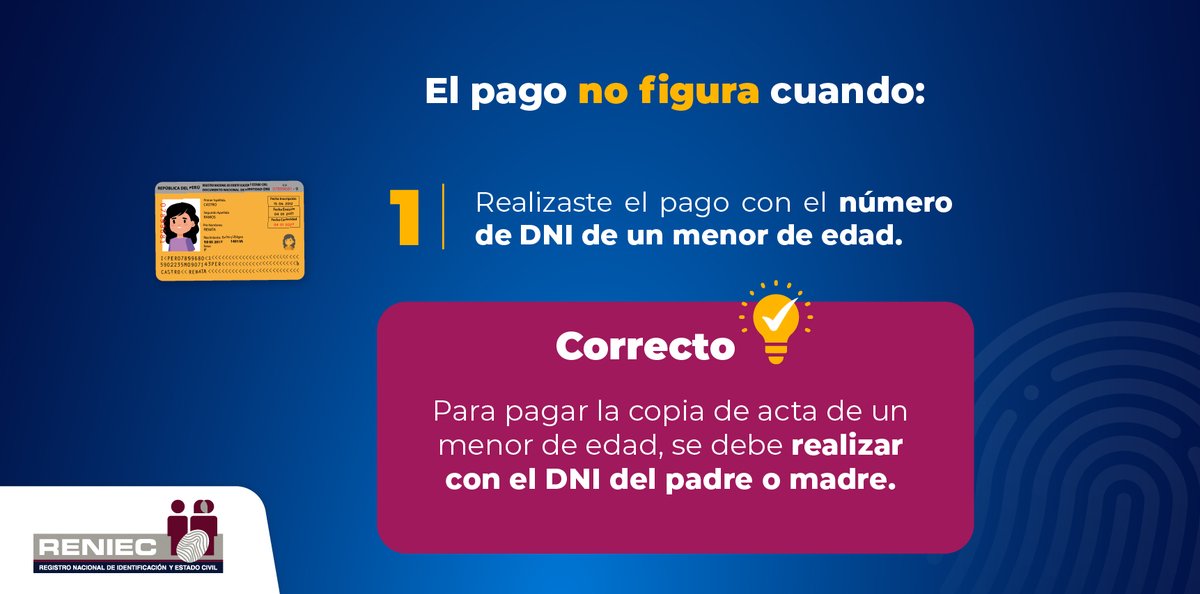 RENIEC PERÚ tweet media