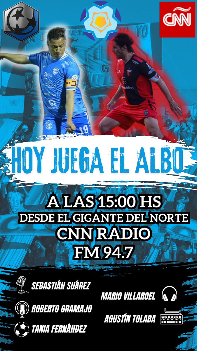 ⚽ #ElShowDelFútbol 
⭐ <a href="/rumboalascensoo/">Rumbo al Ascenso</a> 
📻 @RadioCNN_Salta 
🏆 #PrimeraNacional 

<a href="/gytoficial/">Club Gimnasia y Tiro</a> 🆚 <a href="/ColonOficial/">Club Atlético Colón ⭐</a>