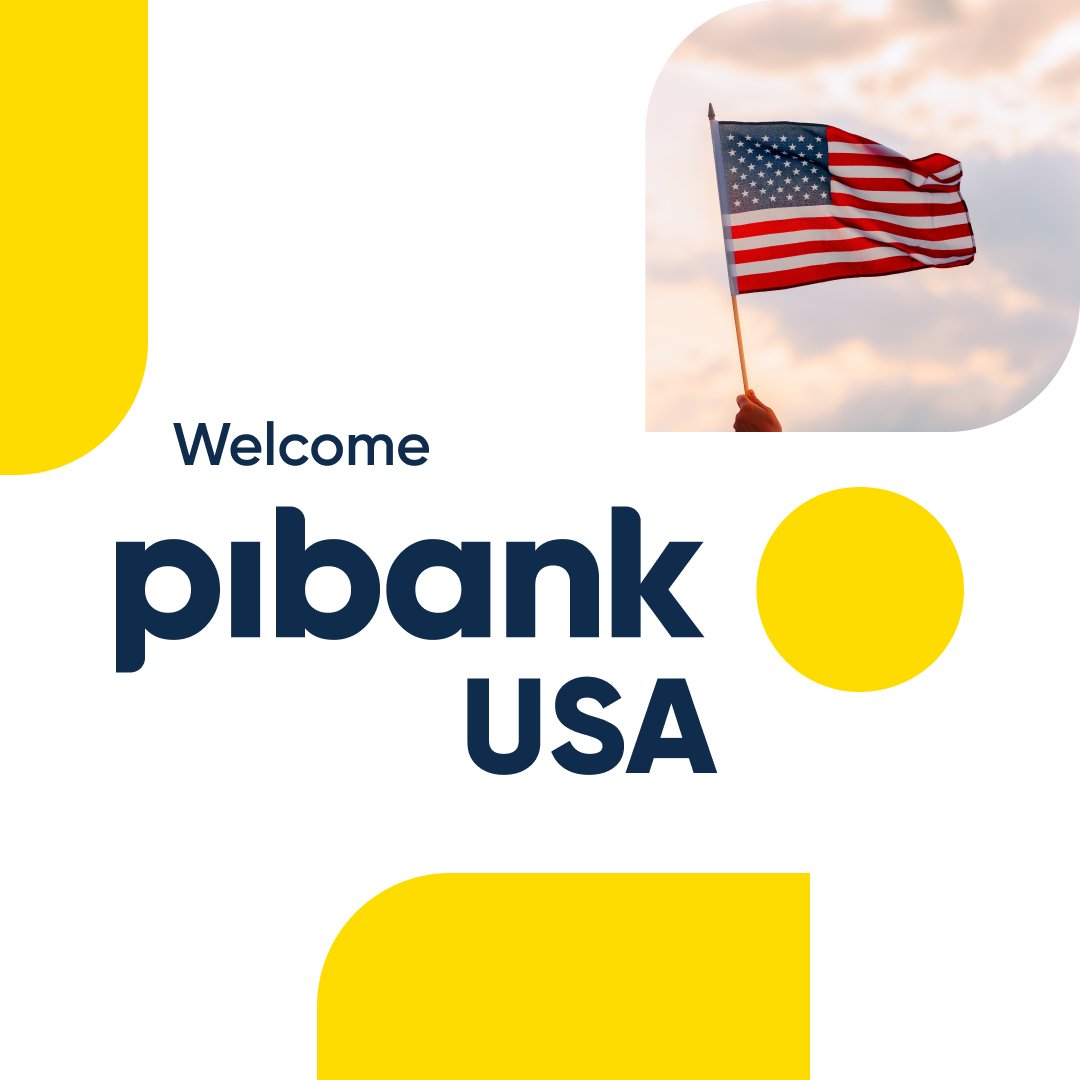 Pibank_USA's tweet photo. It's official! Pibank opens its doors in the United States. We are proud to bring our vision and commitment to a new market. Thank you for being part of this exciting adventure! #PibankUSA
Press release https://t.co/6hO2tS6J4u
Learn more at https://t.co/pIe7Gqtmiq
Member FDIC https://t.co/QJdHJUskD3