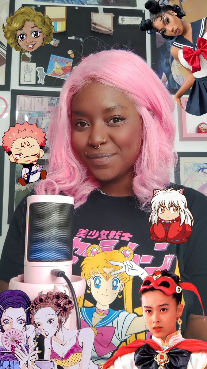 MarromShojo's tweet photo. Hoje é dia dela, da criadora e co-host do Marrom Shojo! 🎈

Feliz aniversário, @thaishern_🎀💗 https://t.co/R60pvEHF66