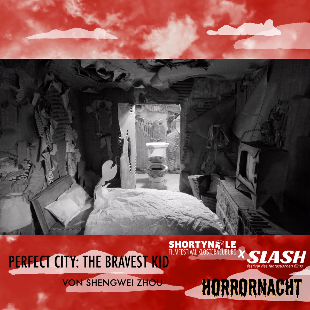 Mittwoch, 14. Aug. 23:30 | 🩸HORRORNACHT🩸

🩸 ”Demons in the Closet” von James Smith 🩸
🩸 “The Hand that Feeds” von Helen Hideko 🩸
🩸 “Said Of A Deer That Sheds Its Antlers” von Salomé Crickx 🩸
🩸 “Perfect City: The Bravest Kid” von Shengwei Zhou🩸

#shortynale #filmfestival