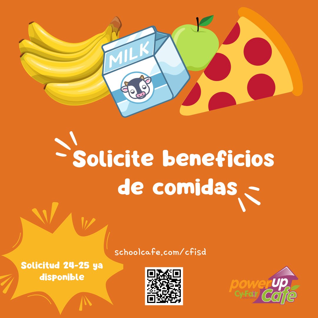 PowerUpCafe's tweet photo. Meal applications for the 2024-2025 School year are now live on #SchoolCafe. ๐ซ Check to see if your family qualifies for free or reduced lunches this school year in @PowerUpCafe! https://t.co/YUrxN0PMeA