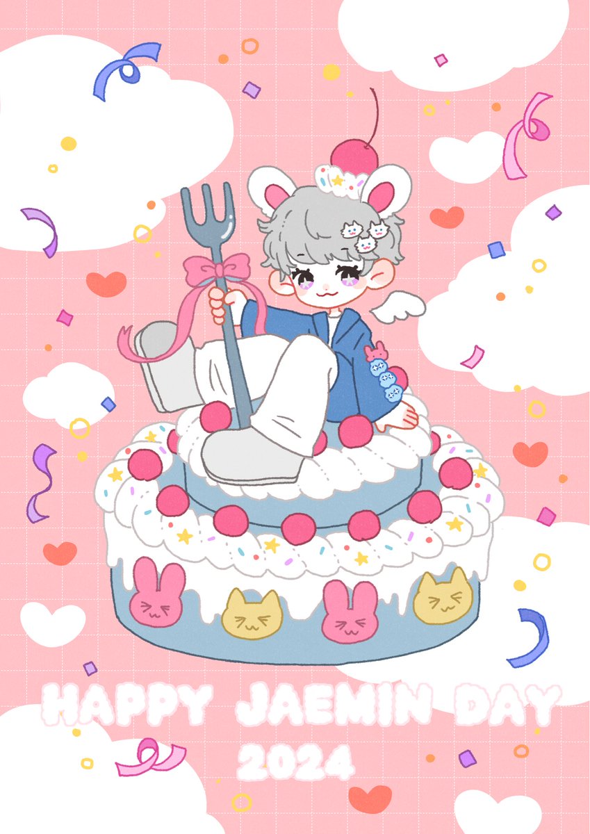 ナナちゃんお誕生日おめでとう〜🎊🎂🐈🐇
#HAPPYJAEMINDAY
#사랑하는_재민이의_스물넷을_찰칵
#JAEMINBornToBeLoved
#ナナといっしょのなつ2024