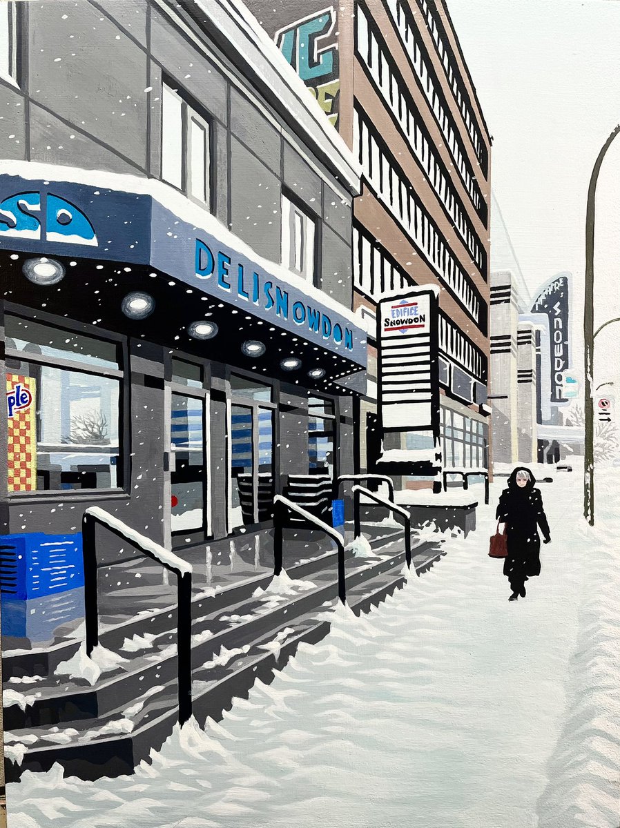 Snowdon Deli - acrylic on panel