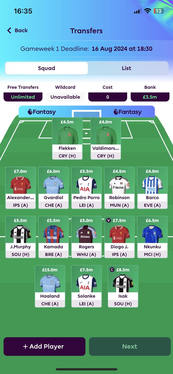 Conncon93's tweet photo. @FPL_Harry https://t.co/U1ijM6Uy9c