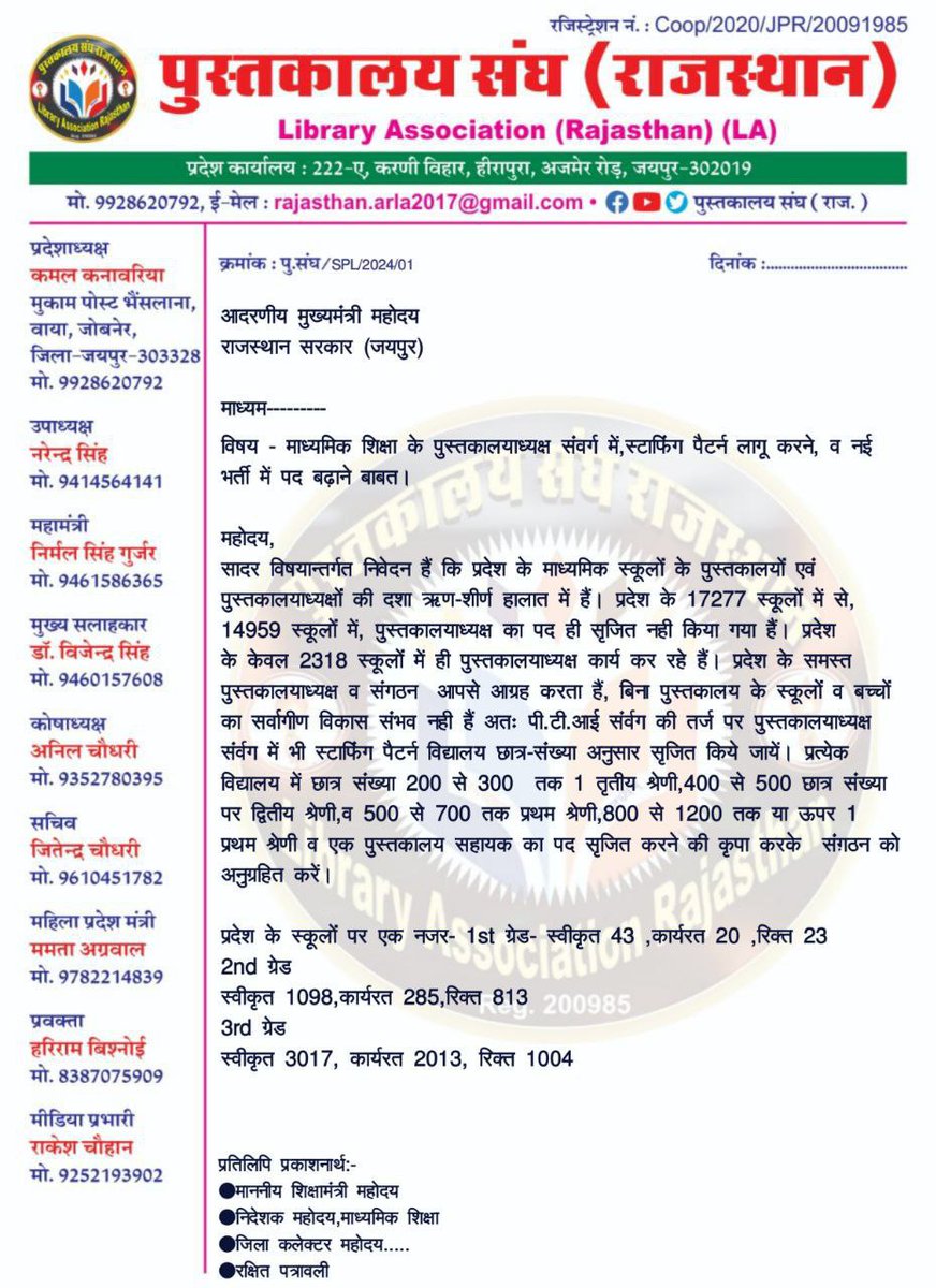 As906931's tweet photo. #लाइब्रेरियन_स्टाफिंग_पैटर्न_लागू_करो https://t.co/QC4zkME8c8