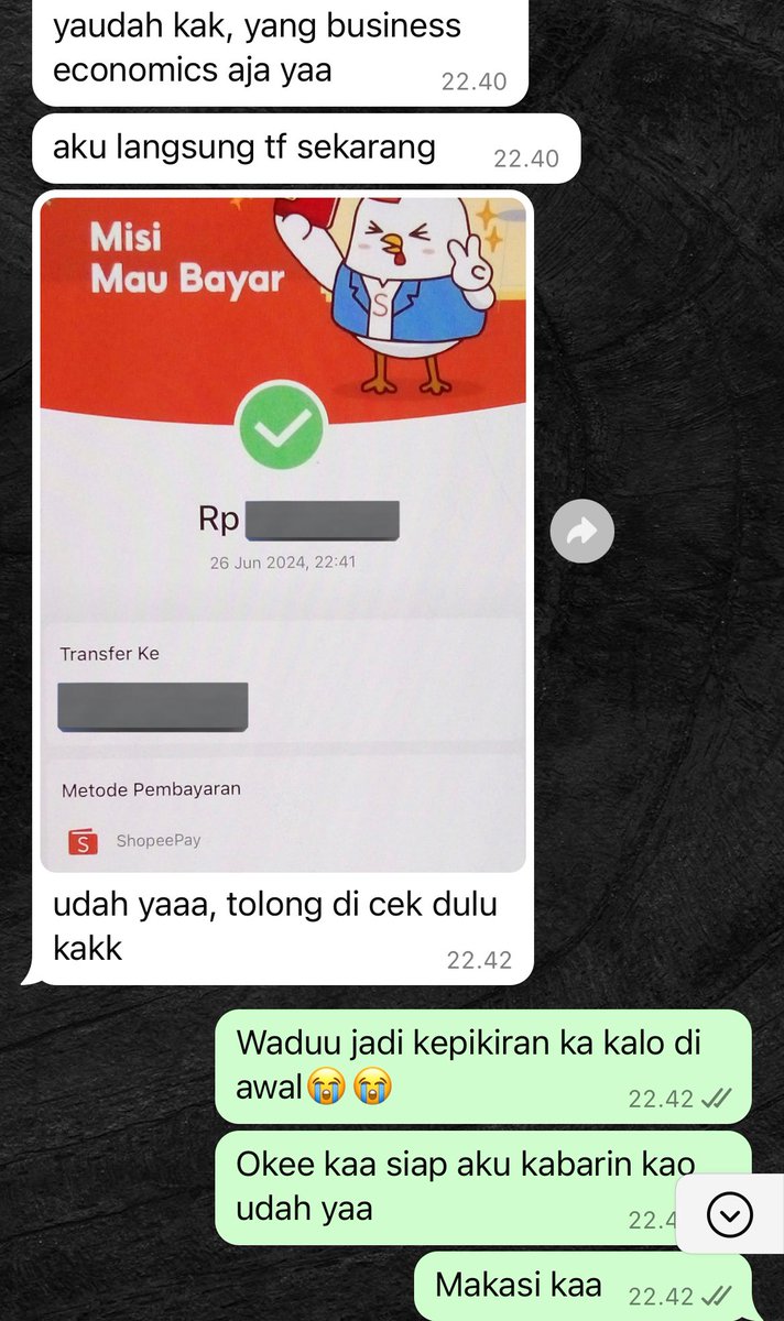 JokiSegalaTugas's tweet photo. Joki tugas business economics 

#matbis #jokitugas #statistik #jokitugaskuliah #jokiujian #realtime #ekonomi #matbis #mateko #pengantarekonomi #statbis #ekonomimanajerial #makro #mikro https://t.co/EOiuogbcZs
