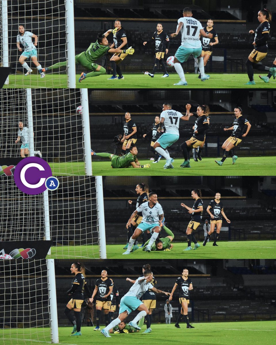 #EllasEnLaCancha 

Cronología en imágenes del primer gol de <a href="/ShaniceJanice/">Shanice vd Sanden</a> en la <a href="/LigaBBVAFemenil/">LigaBBVAFemenil</a> con <a href="/TuzosFemenil/">Club de Futbol Pachuca Femenil</a>. 
La neerlandesa debutó con una asistencia en el juego frente a Cruz Azul y ahora pudo hacerse presente como goleadora ante Pumas. 
📸 <a href="/ThePetiteCoffy/">Carmen Ortega</a>