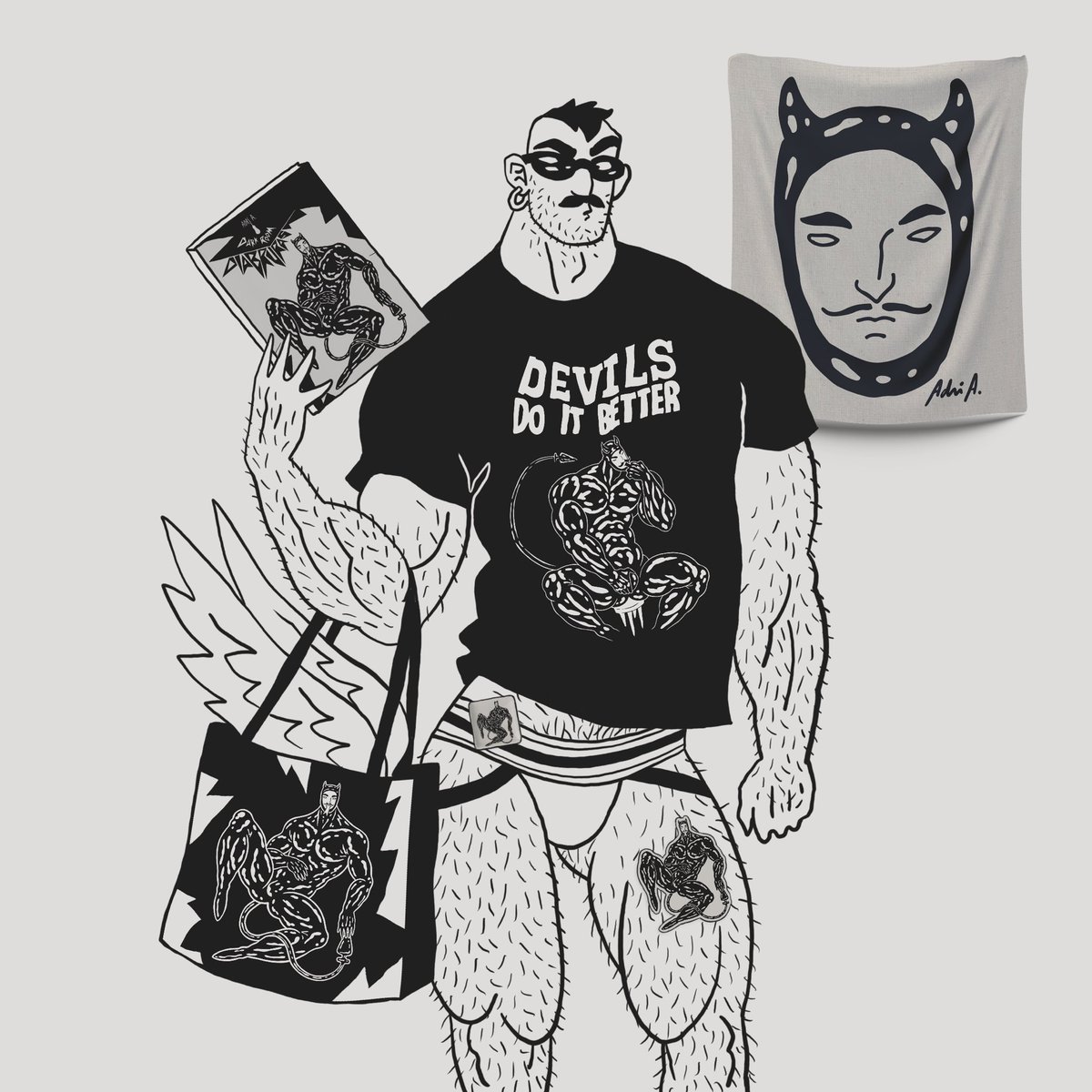 rextod's tweet photo. ❤️‍🔥DIABÃOMANIA👹 Pré-venda dos novos produtos do Diabão rolando até 15/08 na lojinha https://t.co/0vGveC5gLI https://t.co/LNlxSrbvET