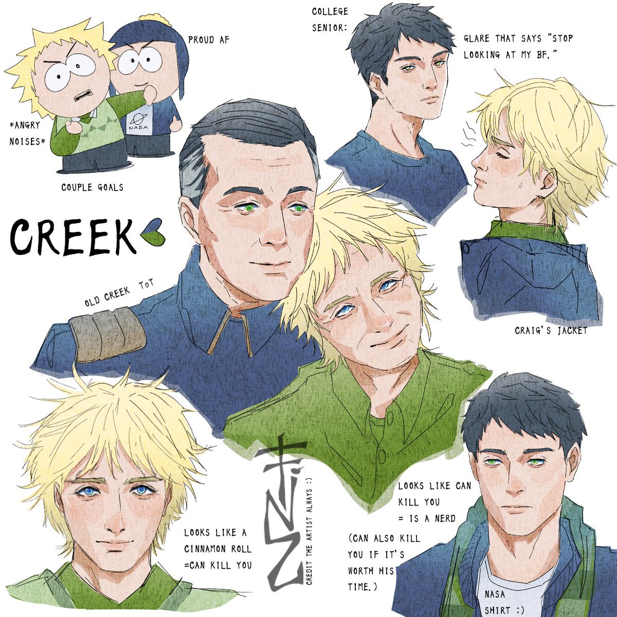 💙💚

#creek #SouthPark 
#craigtucker #tweektwea