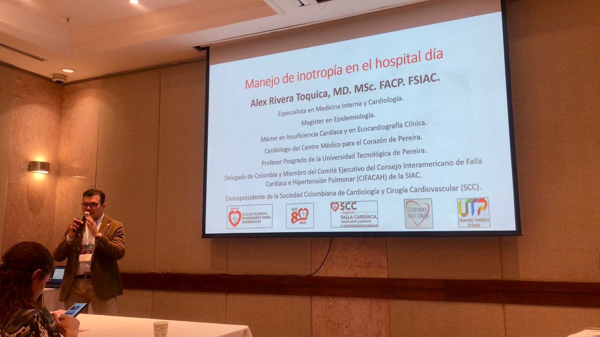 Alex Rivera Toquica (@riveratoquicamd) on Twitter photo X Curso DINAMIC (Directriz Nacional para el Manejo de la Insuficiencia Cardíaca)
Evento organizado en Cali por <a href="/FallaCardiaca/">Capítulo Falla Cardíaca</a> y donde compartimos experiencias y conocimientos con médicos y enfermeros de todo el país en torno al enfoque de los pacientes con insuficiencia cardíaca X Curso DINAMIC (Directriz Nacional para el Manejo de la Insuficiencia Cardíaca)
Evento organizado en Cali por <a href="/FallaCardiaca/">Capítulo Falla Cardíaca</a> y donde compartimos experiencias y conocimientos con médicos y enfermeros de todo el país en torno al enfoque de los pacientes con insuficiencia cardíaca