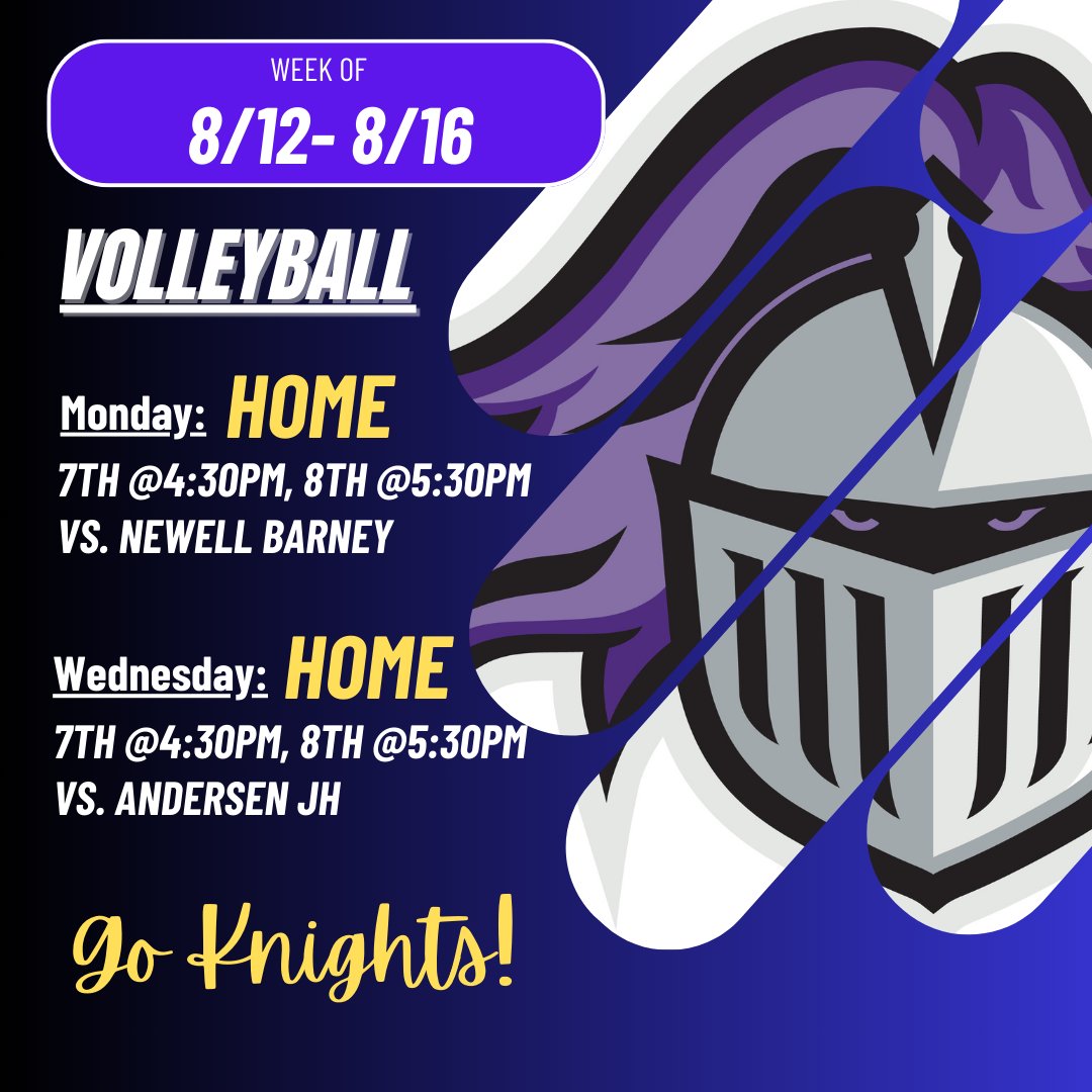 Go Knights! 💜⚔
<a href="/ChandlerUnified/">Chandler Unified School District</a> 
#wearechandlerunified
