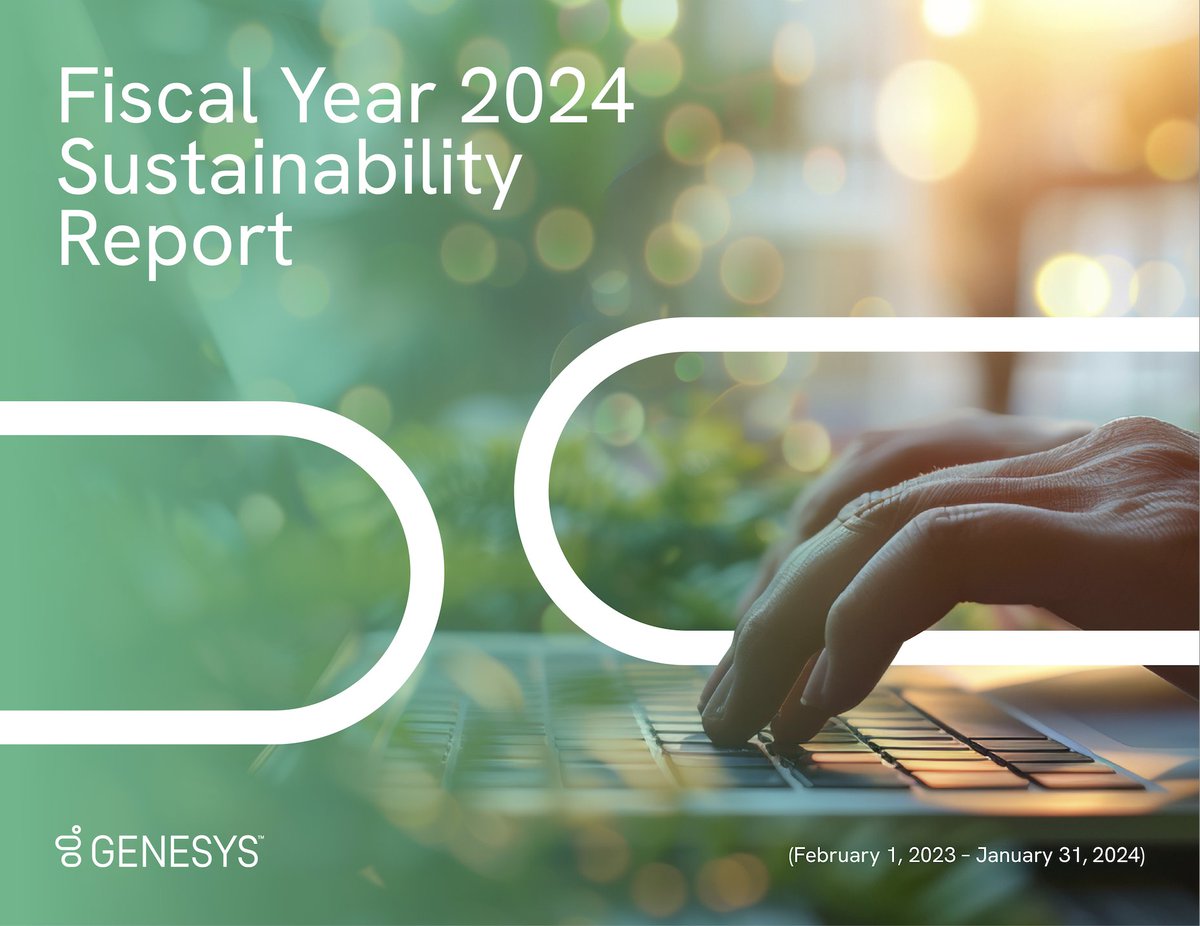 alistairjb's tweet photo. Proud to be part of a company working towards a #BetterFuture! 

In its 4th annual #SustainabilityReport, @genesys is setting the pace in the industry in its quest to become #CarbonNeutral by 2030 and achieve #NetZeroEmissions by 2040. ​

#genesys #sustainability https://t.co/GQi9a6NZ2p