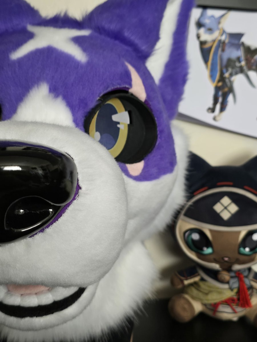 another WIP of Razor the Palacute Palamute :3 just need to finish up a few more parts and will be done !
