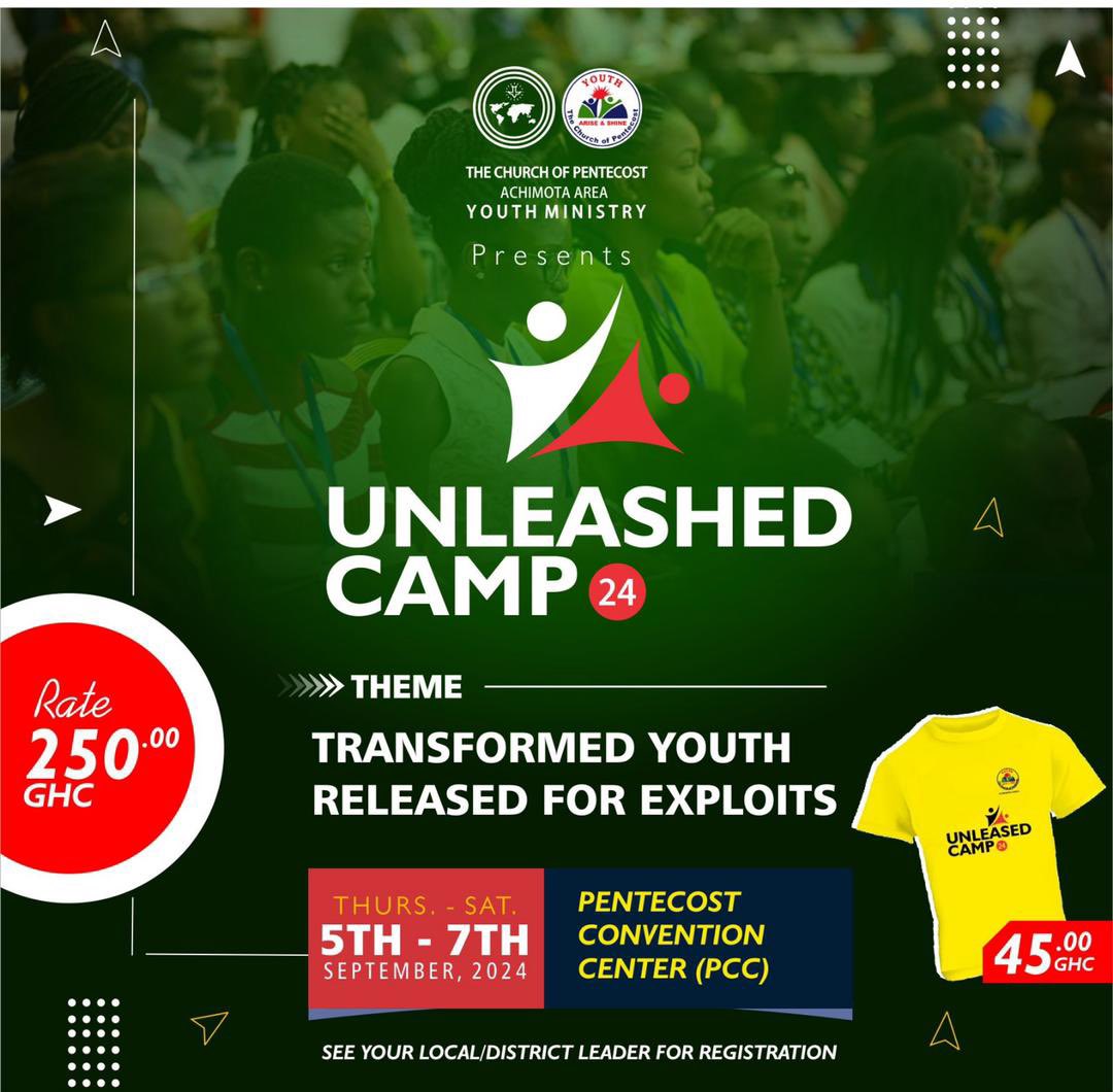 copacheng's tweet photo. Youth!!
All is set for the Youth Camp 2024.
Are you readyyyy?!
You definitely have to be part of this experience.
See the youth leader and get registered ASAP.
#UnleashedForMaximumImpact
#youthcamp
#AriseandShine
#PossessingtheNations https://t.co/QjFSPh87hN