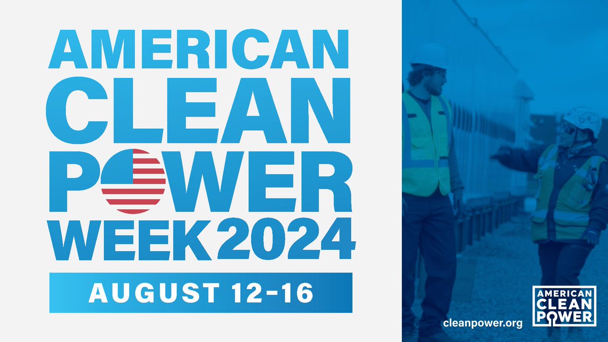 Apex Clean Energy (@apexcleanenergy) on Twitter photo Join us in celebrating American Clean Power Week! All week long, we’ll be sharing how the clean energy sector is creating economic growth across the nation. ⚡ #ACPW24
Learn more from <a href="/USCleanPower/">American Clean Power (ACP)</a>: bit.ly/ACPW24 Join us in celebrating American Clean Power Week! All week long, we’ll be sharing how the clean energy sector is creating economic growth across the nation. ⚡ #ACPW24
Learn more from <a href="/USCleanPower/">American Clean Power (ACP)</a>: bit.ly/ACPW24