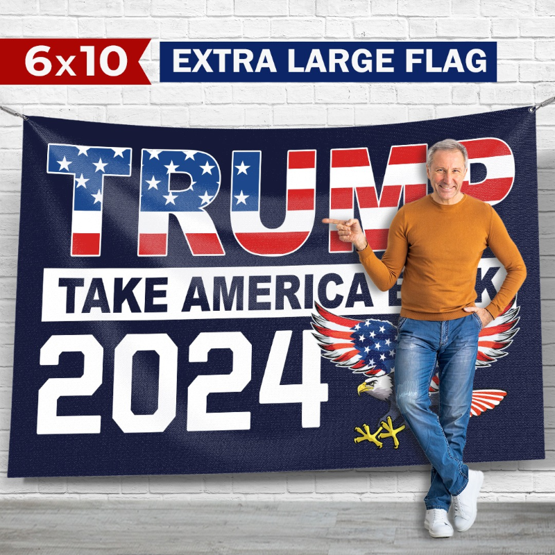 RepublicanDogs's tweet photo. 🇺🇸Show Your Support for 2024
✔️EXTRA LARGE FLAG 6X10 Feet
🐶Furry Friends Keeping America Great
🦅Ships From The Good Old USA