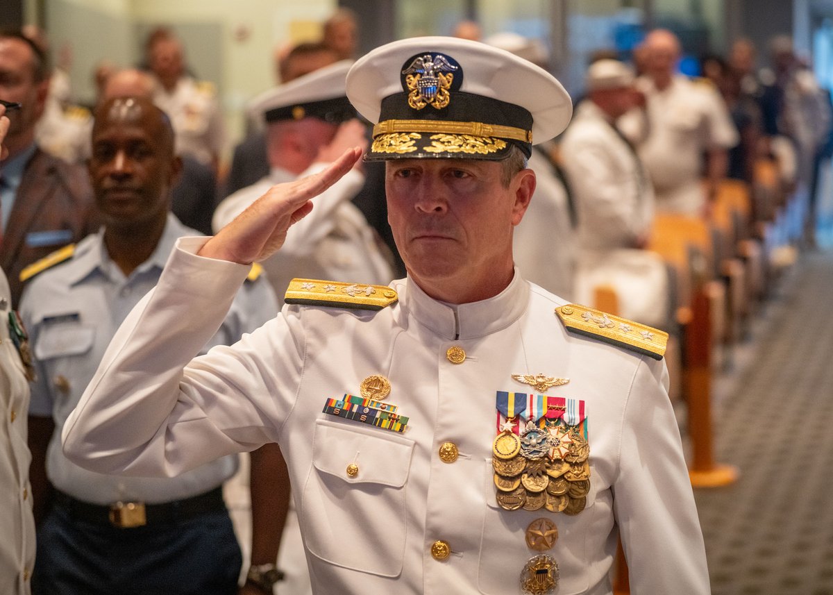 nwc__foundation's tweet image. On Friday, RADM Darryl L. Walker assumed command as the 59th President of the @NavalWarCollege, succeeding RADM Peter A. Garvin. The ceremony, presided over by Secretary of the Navy Carlos Del Toro, marked a transition in leadership. Welcome, RADM Walker! #changeofcommand #nwcf