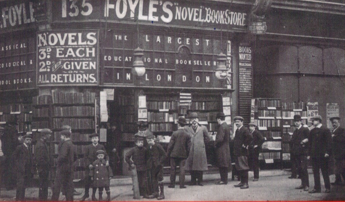 #bookshop On one occasion, Christina Foyle recommended The Forsyte Saga to an elderly customer looking for something to read on a train. He bought a copy, but returned it a short time later inscribed "For the young lady who liked my book – John Galsworthy." Born #OTD 1867 d 1933
