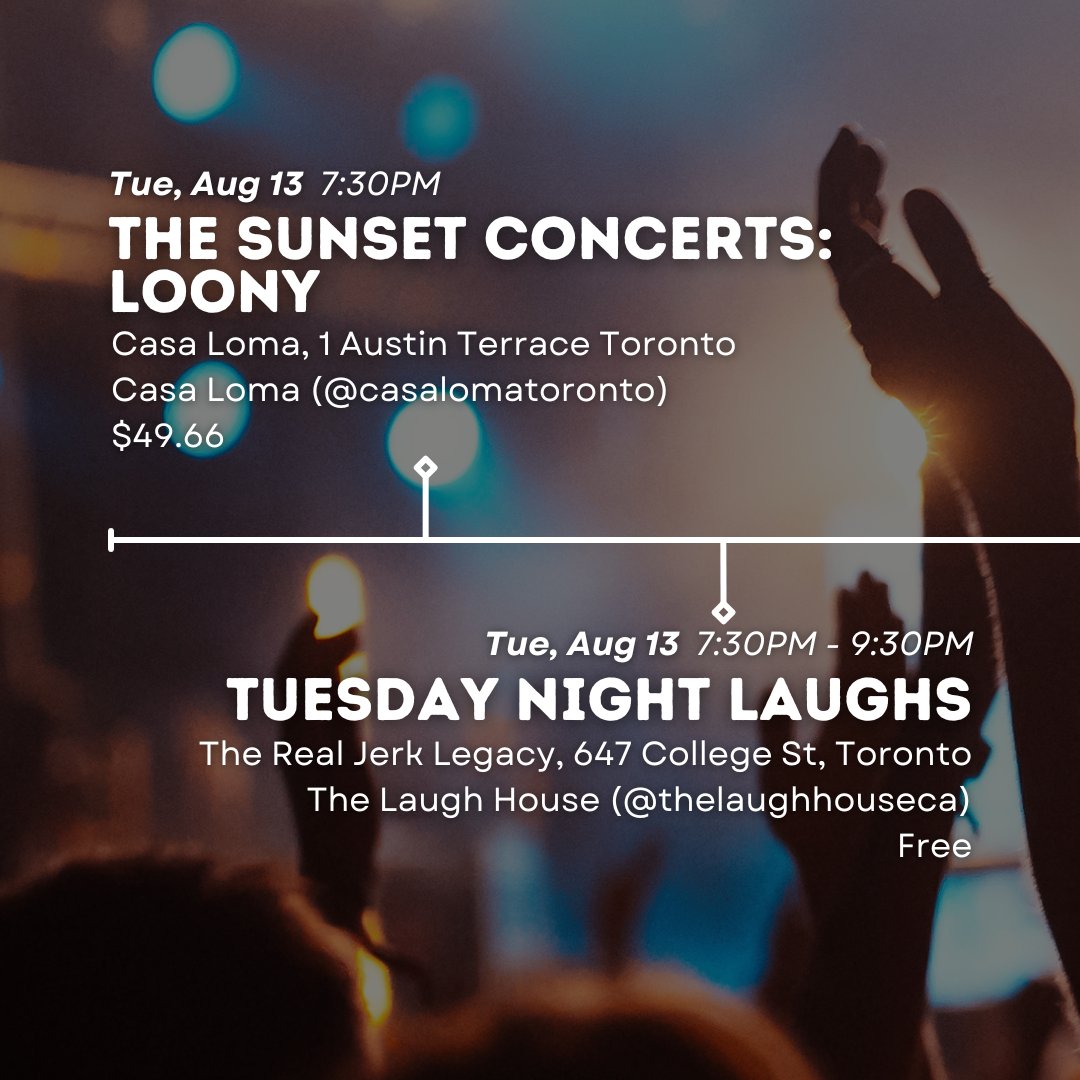 funthingstorono's tweet image. Clear your schedule! This week's lineup is 🔥 Swipe right to uncover the ultimate guide to the city's hottest events this week.

🍁  No more FOMO! Follow us for the hottest events in Toronto! @funthingstorono 

#torontoevents #summeractivties #funthingstoronto #toronto #gta