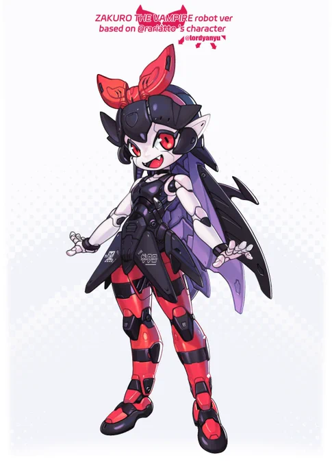 Zakuro the vampire as a robot girlロボット娘 ザクロ 