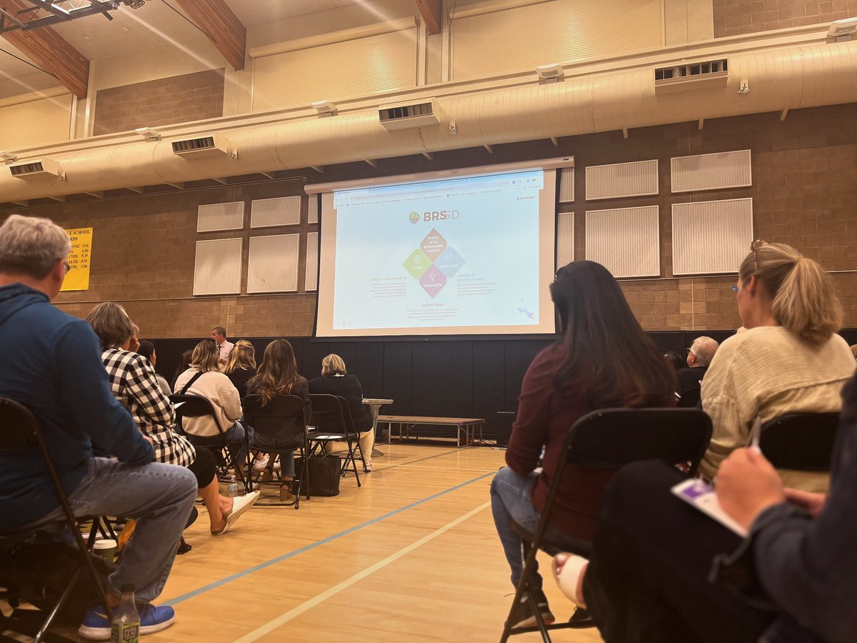 BRSSD staff welcome! <a href="/DanDeguara/">Dan Deguara</a> grounded us in our Learner Profile: THINK, INNOVATE, ADVOCATE — We are ready to welcome 3,987 students district wide!!