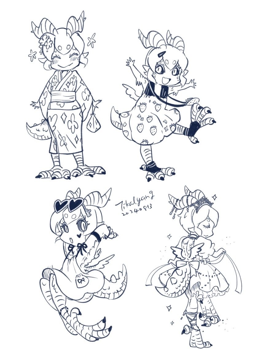 tikalyangfc's tweet image. #塗鴉 #龍人愛文 #偽娘