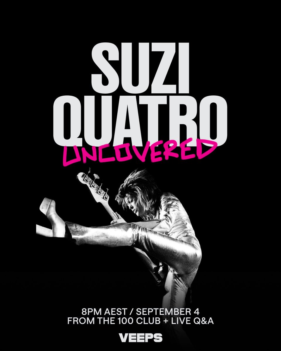 Tickets for this live stream available on VEEPS. One chance only to see complete Uncovered played live.