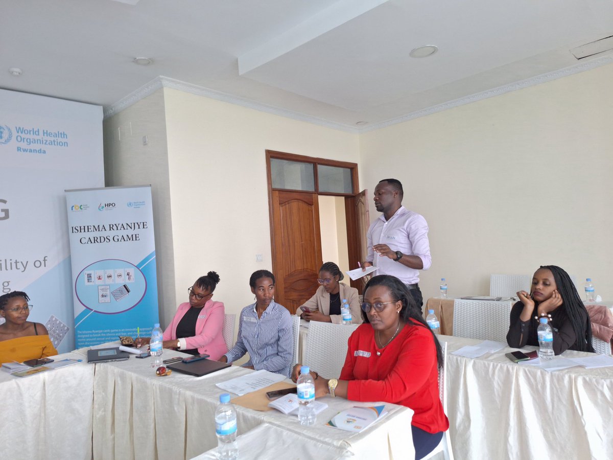 HP_Organi's tweet photo. #IshemaRyanjyeCards game is introduced as an additional tool to complement #CSOs/#YLOs' existing approaches. On its first day, the cohort has intensely focused on understanding the content in the #IshemaRyanjye handbook, which contains #SRHR information and a guide to the game. https://t.co/EoHEYMkvG1