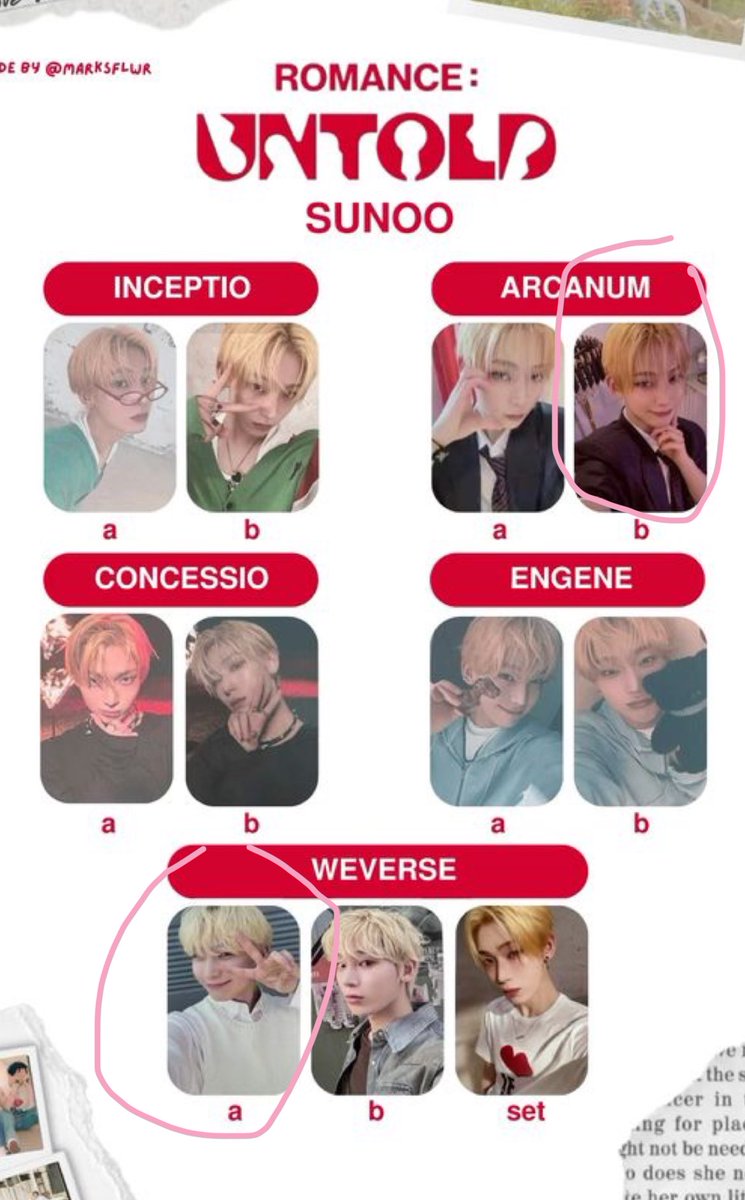 HEESEUNG PC ARIYORUM! Elimde assagidakiler var. Isaretledigim Jungwonlar ve sunoolar elimde. Hoon da var. Ustu acik olan butun heelere takas olur. Elimde olan butun pcler hazarsiz albumden cektigim gibi bindera koydum. <a href="/enhypentradetr/">enhypen takas & satış</a> @enhasatistakas <a href="/enhypensatistr/">enhypen satış & takas</a> @enhapcsatis