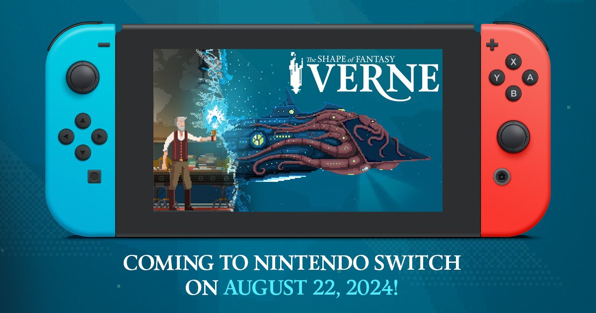 🌊 Nautilus arrives on Nintendo Switch on August 22, 2024! 🥳

Become Jules Verne and explore, solve puzzles and unlock the most coveted secret of the mighty Atlantis.

If you are a lover of narrative games a RT helps a ton 🙏

#NintendoSwitch #adventuregame