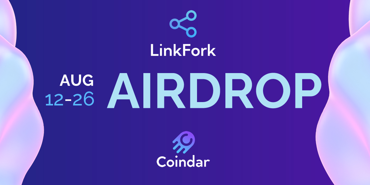 🔥This is a Huge Airdrop!

LinkFork, together with <a href="/coindar_/">Coindar</a>, announces the Airdrop!

💵Each participant can receive LinkFork tokens!

Hurry up to be on time!

✅Airdrop terms and conditions:  
coindar.org/en/synergies/e…

#Giveaway #Airdrop #NFT #ContestAlert