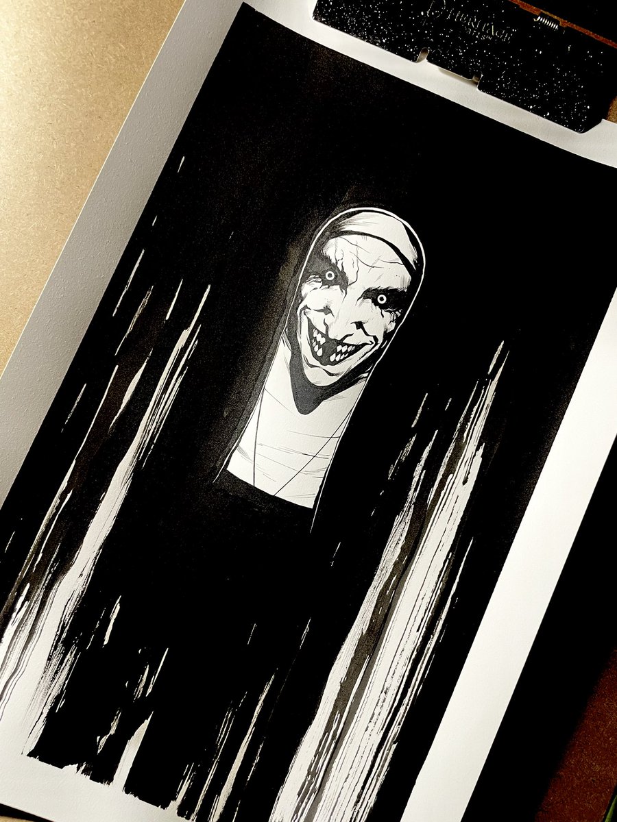 The Nun. 

My next 99 art drop will be at 3pm EST on August 18. All black and white.

mckone.bigcartel.com

#99mono