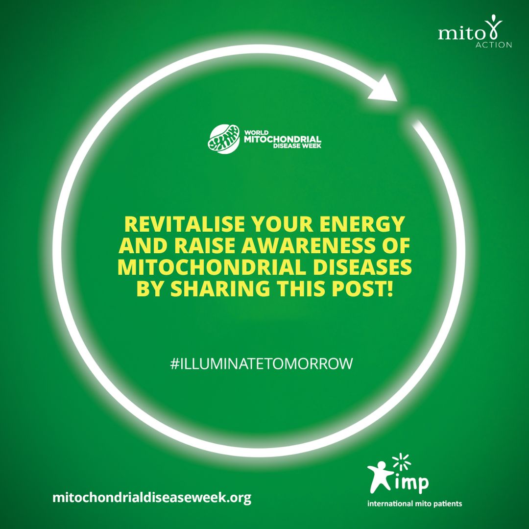 Mitochondria provide 90% of our body's energy. #Mito robs cells of energy, often causing multiple organ dysfunction and failure. It's the second most diagnosed genetic disease after cystic fibrosis. 

buff.ly/45TXNf6 

#WorldMitoWeek2024 #IlluminateTomorrow