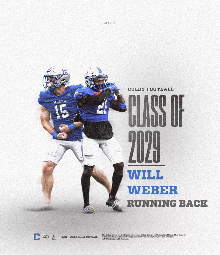 Will Weber (@will_weber23) on Twitter photo After an amazing phone call with Coach <a href="/NickSpause/">Coach Spause</a>. I am super excited to announce that I have received an offer of support from Colby College! After an amazing phone call with Coach <a href="/NickSpause/">Coach Spause</a>. I am super excited to announce that I have received an offer of support from Colby College!