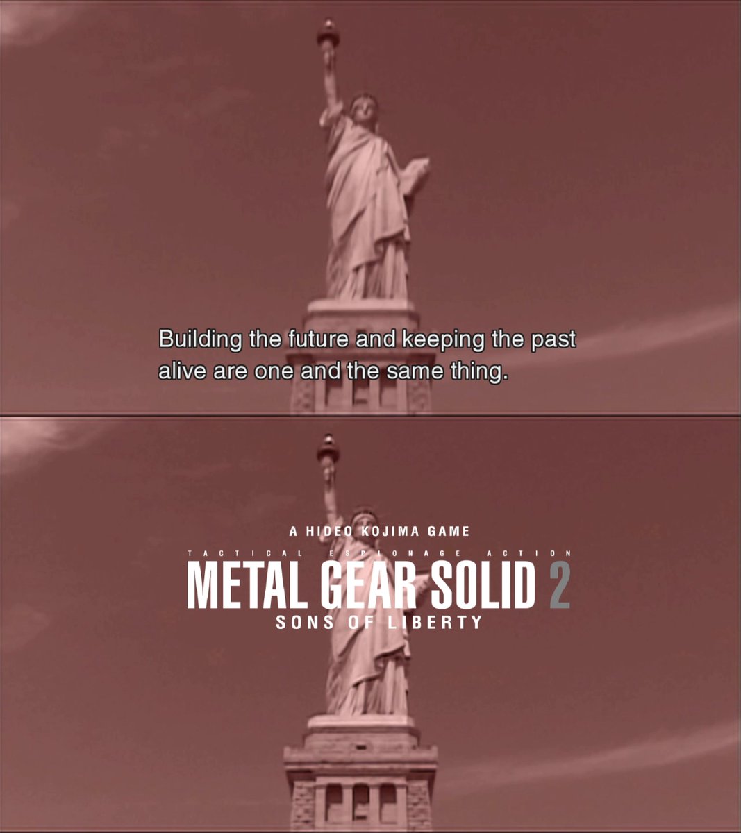MetalGear_QWC's tweet image. Metal Gear Solid 2: Sons of Liberty (2001)
