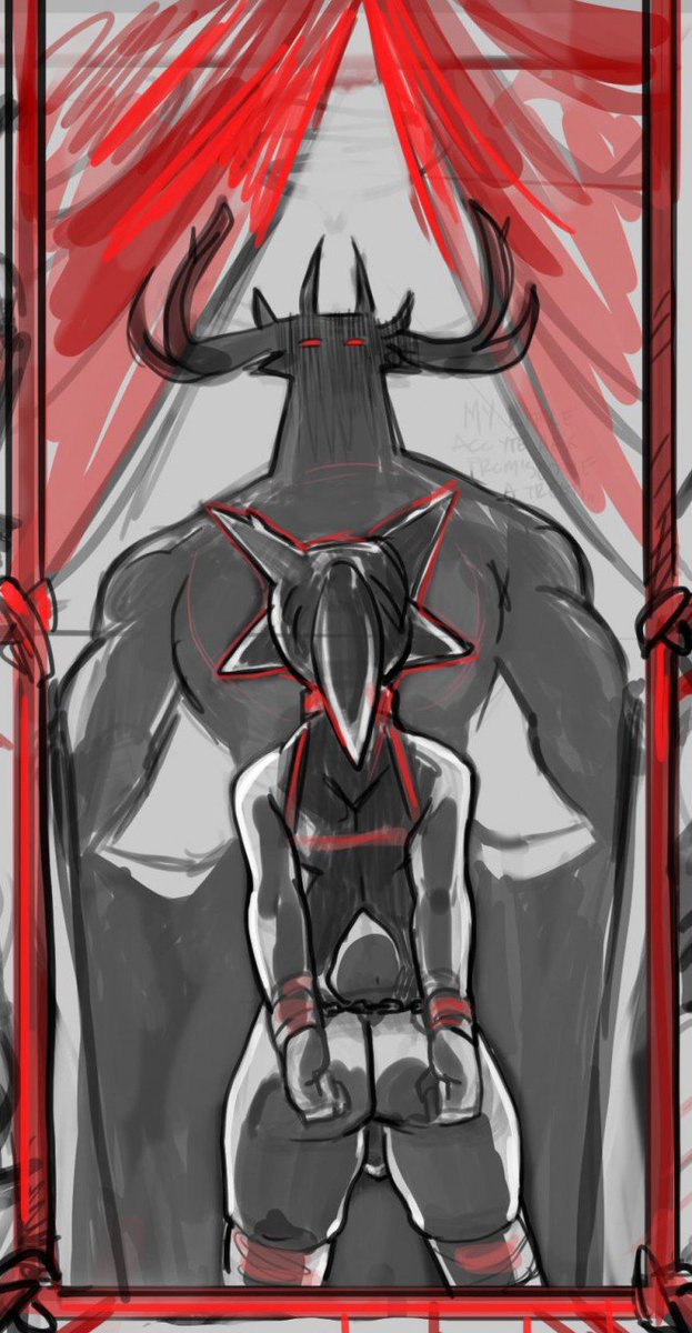 BleatsyGoat's tweet photo. Leashed by lust~ https://t.co/agjFyMntJX