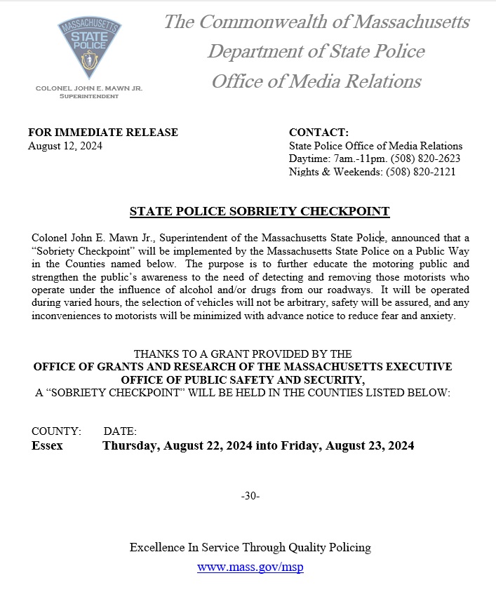 Massachusetts State Police (@massstatepolice) on Twitter photo 