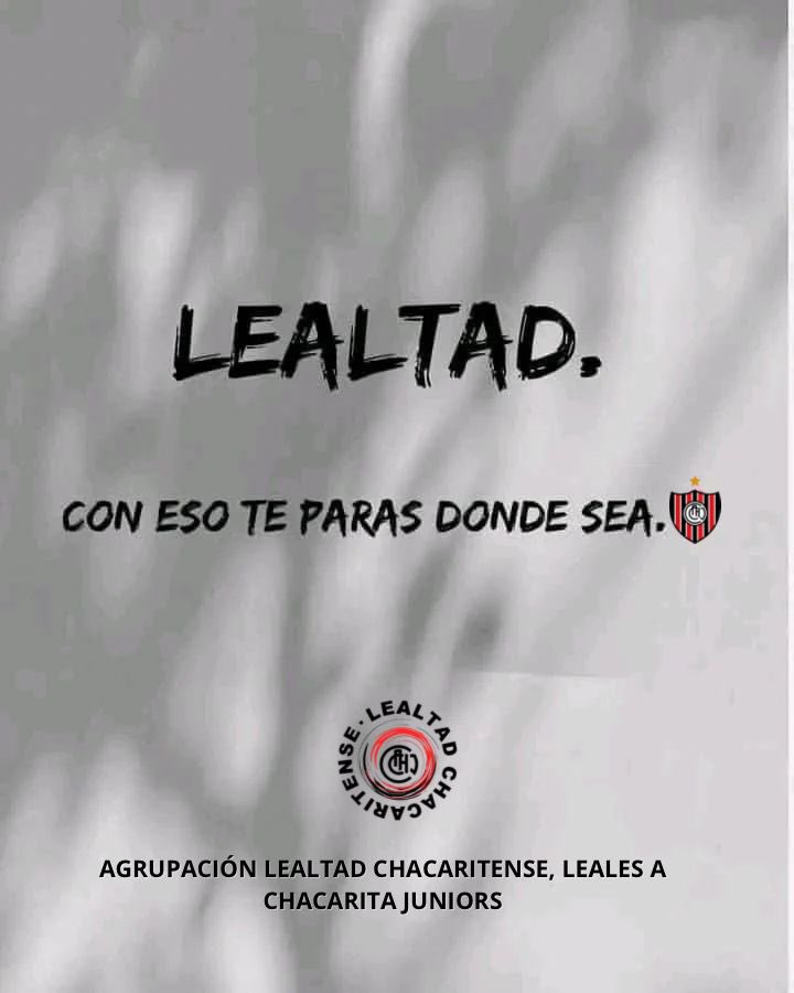 Lealtadchaca's tweet photo. Este domingo hagamos respetar nuestros colores, colmemos nuestro estadio, hagamos sentir la localía y alentemos todos para salir de esta difícil situación. https://t.co/aJCeKAm7sO