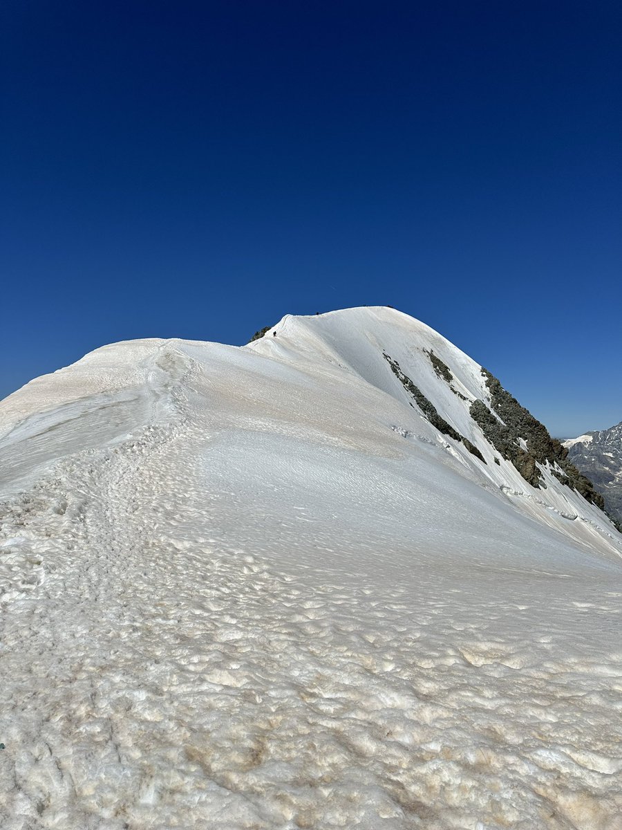 Breithorn Summit Ridge (4160m) August 2024