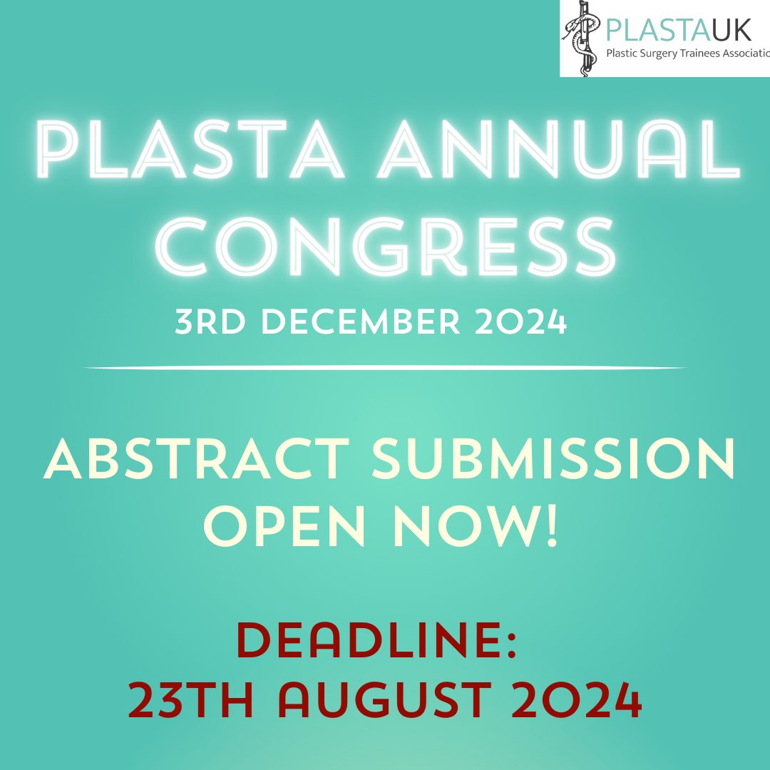 PLASTA (@plastauk) on Twitter photo Abstract submission for PLASTA’s Annual Congress is now open. Click the link in our bio to submit your abstract today! Abstract submission for PLASTA’s Annual Congress is now open. Click the link in our bio to submit your abstract today!