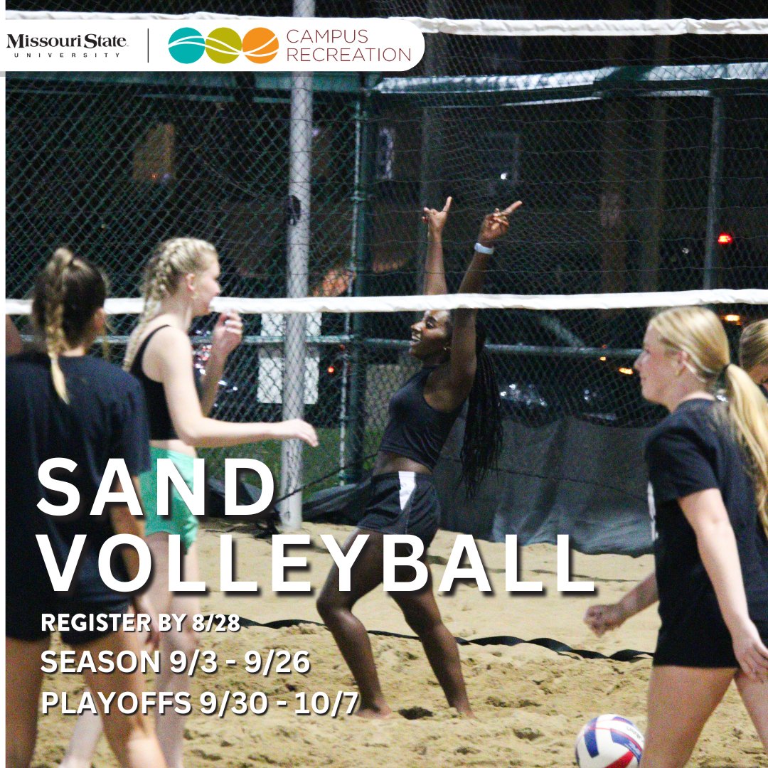 _MSUCampusRec's tweet image. Get in on Sand Volleyball, Futsal, and Flag Football action with Rec Sports! You&apos;ve got until August 28th to register. We&apos;re now on the FUSION PLAY app. Score unlimited access to all of our sports leagues for just $25 this season. Check our bio for more details!