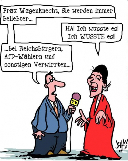 Wo er recht hat, hat er recht.
Nicht zu vergessen die Bekloppten aus dem Kreml...
🤣🤣🤣