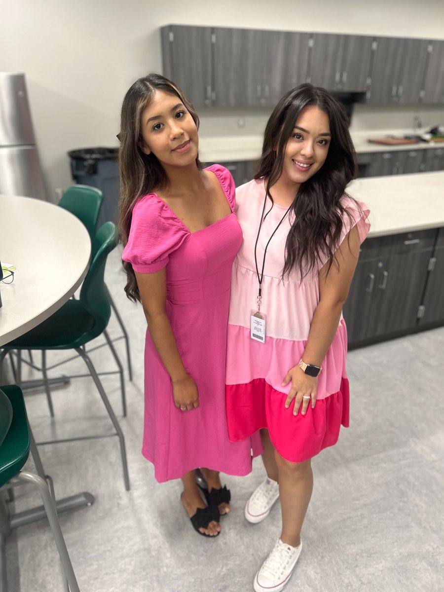 Here are a couple of our car rider staff superstars! Whether it's drop-off or dismissal, Ms. Luna and Obregon are making sure our line moves smoothly. #ncisd #PES_Dragons